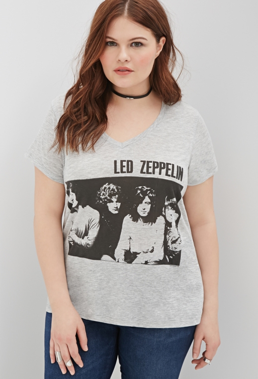 camiseta talla grande Led Zeppelin